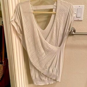 All Saints, off white top, XS